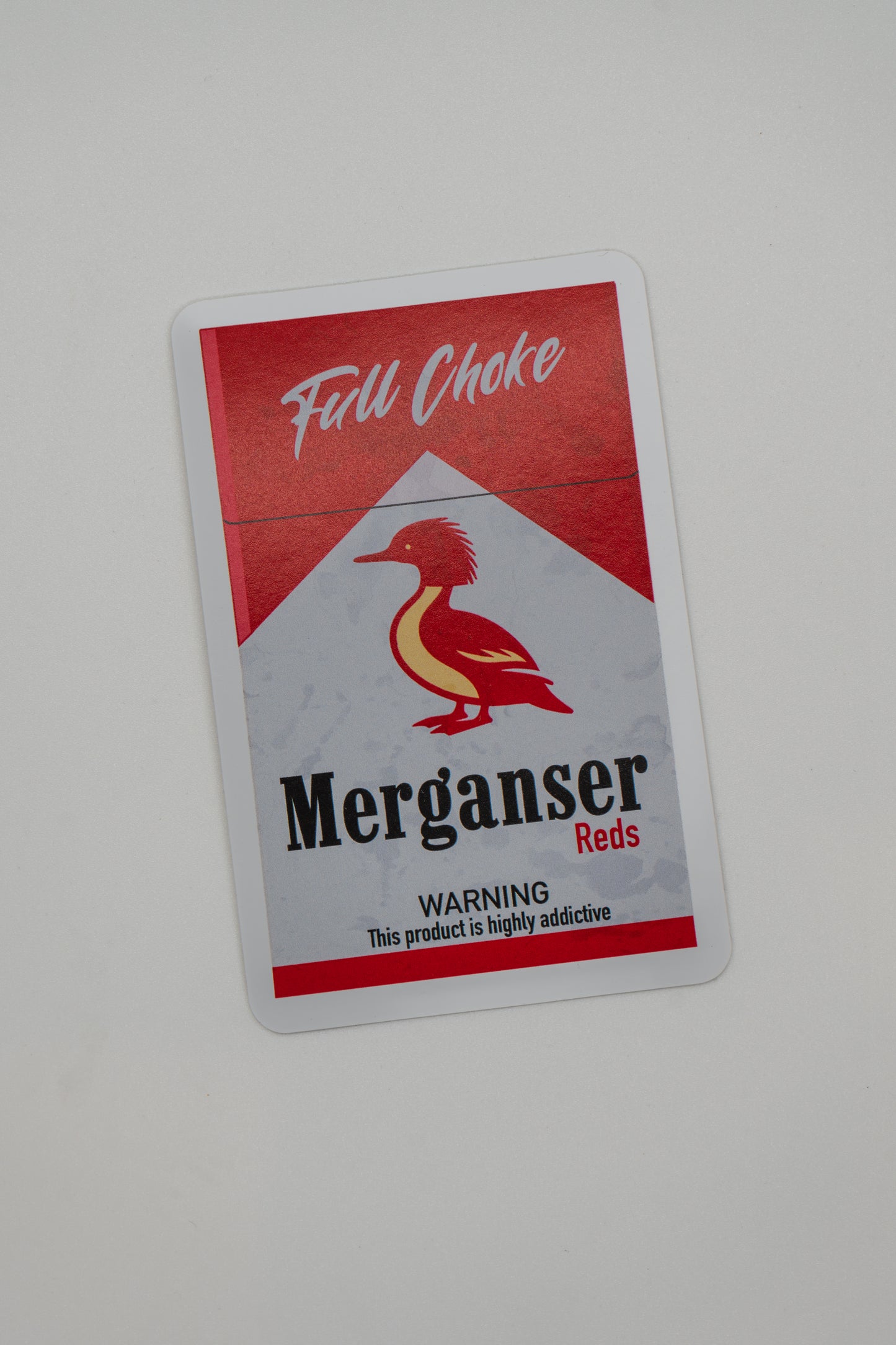 MERGANSER REDS STICKER